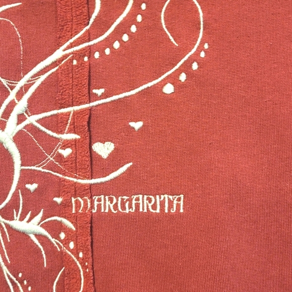 Hard Rock Cafe Margarita Venezuela Hoodie Large Burgandy Collectible Good 🔥 - Picture 7 of 13